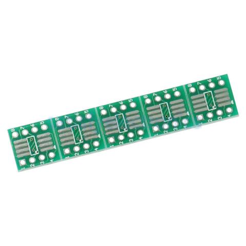 10PCS SOP8 SO8 SOIC8 SMD to DIP8 Adapter PCB Board Converter Double Sides 0.65mm/1.27mm NEW ► Photo 1/4