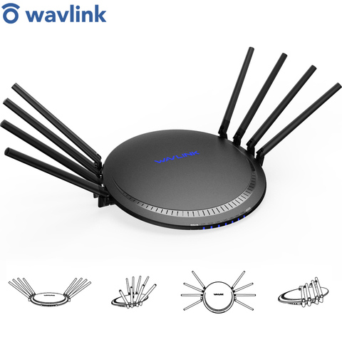 Wavlink Gigabit Wireless Router Wifi Range Extender 5Ghz 2.4G Wi fi Amplifier High Gain Antennas Wider Coverage Easy setup ► Photo 1/6