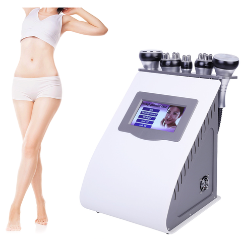 NEW 5 in 1 Vacuum Lipo Ultrasonic Cavitation Radio Frequency Multipolar RF Body Slimming Machine Skin Lifting Tighten Anti-wrink ► Photo 1/6