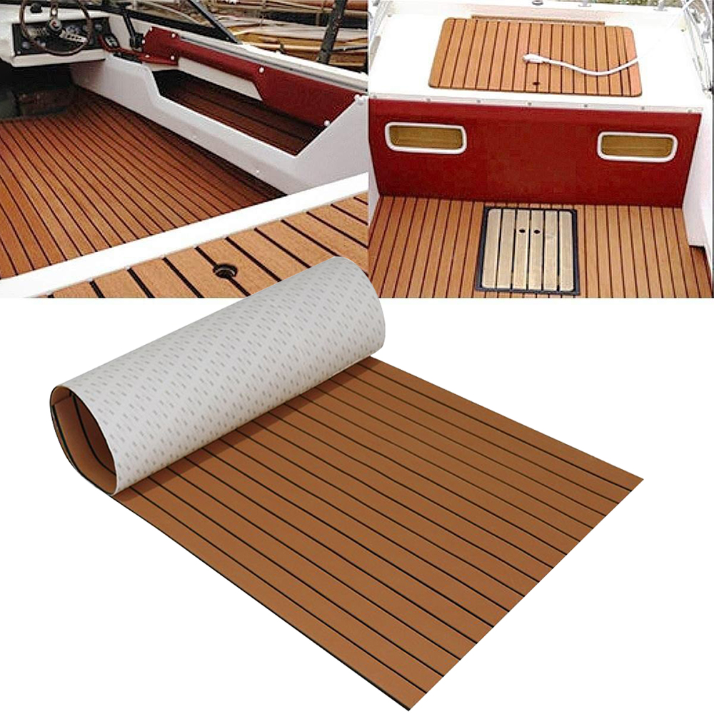 Flooring Teak EVA Foam Sheet Pad Boat Decking Self-Adhesive Carpet Pad new 