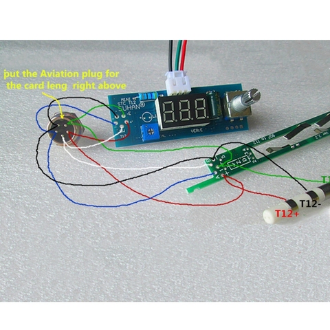 Digital Soldering Iron Station Temperature Controller Kits For HAKKO T12 Handle 62KC ► Photo 1/6