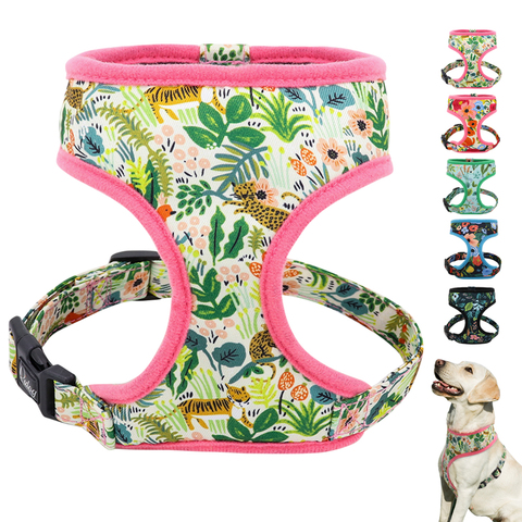 Cute Printed Chihuahua French Bulldog Harness Adjustable Puppy Cat Harness Pet Small Dog Vest For Pug Yorkie Walking Training ► Photo 1/6