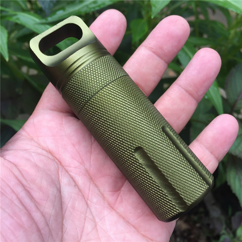 Capsule Survival Seal Trunk Waterproof Hike Box Container Outdoor Dry Bottle Holder Storage Camp Medicine Match Pill Case ► Photo 1/6