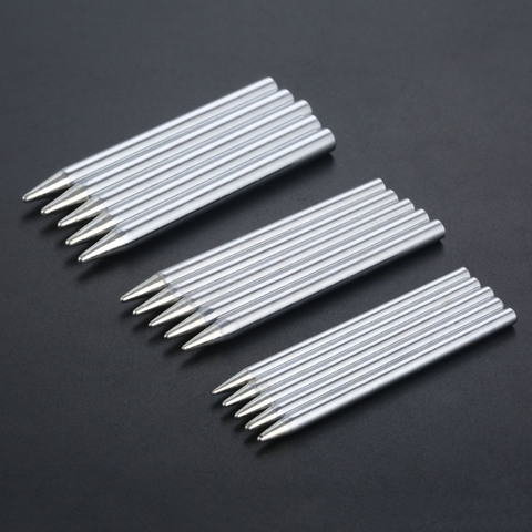 5Pcs/Set 30W/40W/60W Replacement Pointed Soldering Iron Tips Lead-Free Solder Tips Welding Soldering Tool 100-600degree Celsius ► Photo 1/6
