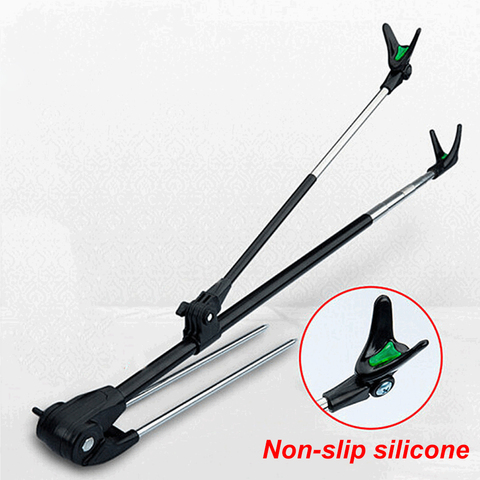 1.7-2.4m Telescopic Fishing Bracket Rod Holder Bracket Support Stand Fishing Tool Foldable Angler Gadget For Pole  X207G ► Photo 1/6