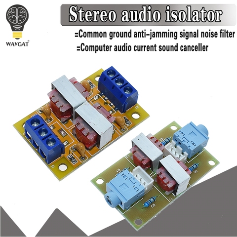 XH-M372 Stereo /Audio Isolator Vehicle Common Ground Suppression Interference Noise Isolation Module Transformer Coupler ► Photo 1/6