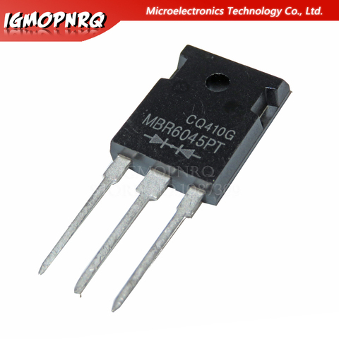 10pcs MBR6045PT Schottky rectifier diode 60A 45V new original ► Photo 1/1