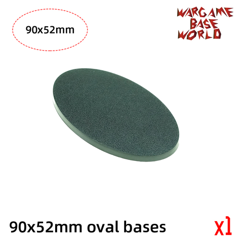 wargame base world -90 x 52mm oval bases for Warhammer ► Photo 1/4