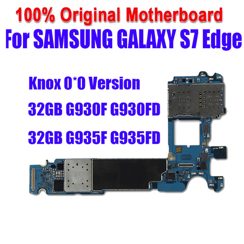 100% Tested Original unlocked for Samsung Galaxy S7 G930F / G930FD /  G935F / G935FD motherboard 32gb Europe version Logic Board ► Photo 1/2