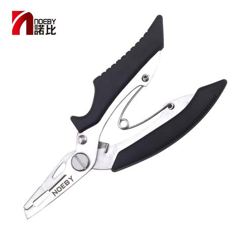 NOEBY Stainless Steel Fish Control Grip Gripper Lure Multifunctional Plier Hook Plier Fish Pliers Fishing Tools Tackle Set ► Photo 1/6