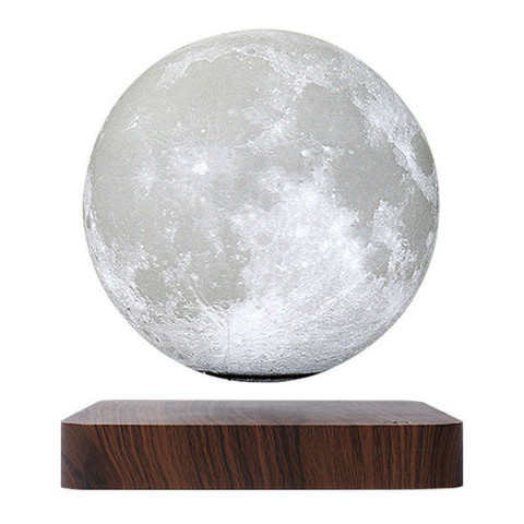 3D Moon Led Night Light Creative Magnetic Levitation Moon Floating  Lamp Table Light Home Deco Holiday Birthday Gift Nightlights ► Photo 1/6