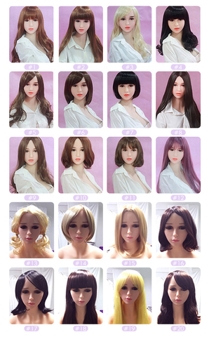 Wig For Sex Dolls Different Style Color Hair For Love Dolls TPE Sex Dolls Real Silicone Sex Dolls Fit For 145cm to 176cm Body ► Photo 1/1