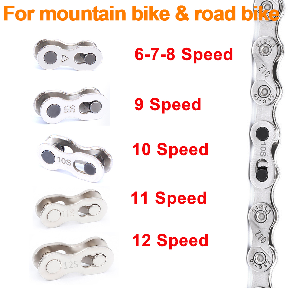 10PCS Bike Connector Chain 6-7-8 9/10 Speed Quick Master Link Joint Chain MTB 
