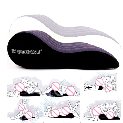 TOUGHAGE Sex Sofa Inflatable Bed Wedge Sex Pillow Inflatable Chair Love Position Cushion Couple Sex Equipment Erotic Furniture ► Photo 1/6