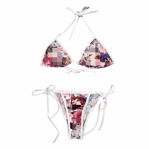 Women Underwear Cartoon Illustration Set. Female Cotton And Silk