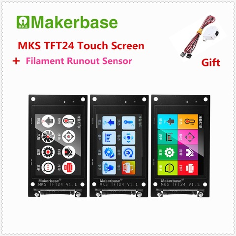 3d printer elements MKS TFT24 touch screen v1.1 Rep Rap LCD unit controller full color display SainSmart splash screen monitor ► Photo 1/4