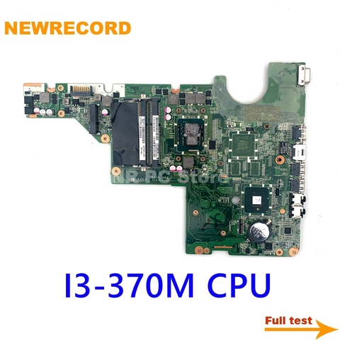 NEWRECORD DAAX1JMB8C0 REV:C 637583-001 For HP Pavilion G62 G42 Laptop Motherboard I3-370M CPU on board UMA DDR3 fully tested ► Photo 1/6