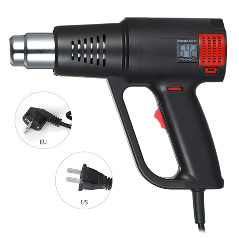 2000W Heat Gun Soldering Hair dryer Hot Air Gun Temperature-controlled Building Hair dryer Heat guns with 4 Nozzles power tools ► Photo 1/1