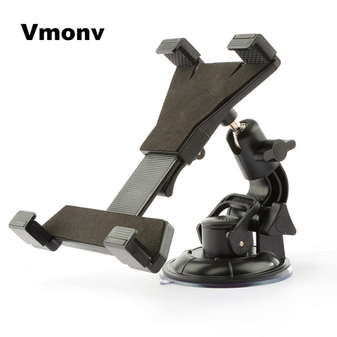 Vmonv Tablet Car Holder Stand For iPad Air 1 2 Mini 2 3 4 Pro 9.7 10.5 Universal Windshield Car Mount For 7-11 inch Samsung Tab ► Photo 1/6