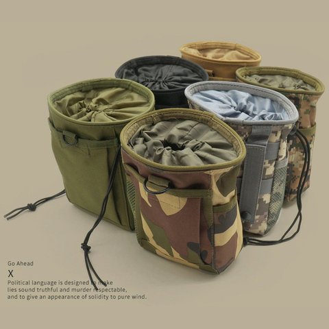 Tactical Dump Drop Pouch Magazine Pouch Military Hunting Airsoft Gun Accessories Sundries Pouch Protable Molle Recovery Ammo Bag ► Photo 1/6