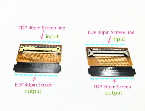 NEW screen LED EDP 30pin to 40pin converter cable adapter EDP 40pin to 40pin connector ► Photo 1/5