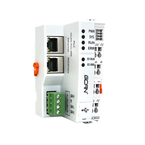 New original GCAN micro PLC with software, ethernet PLC connected with HMI  for industrial automation process. ► Photo 1/6