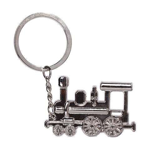 Train Model Keychain Men Women Key Chain Party Gift jewelry Small Car Bag Charm Accessories key Ring ► Photo 1/6