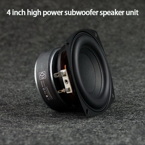 KYYSLB AS-40LB01 40W 4-8ohm 4 Inch High-power Subwoofer Speaker Unit High-power Long-stroke Heavy Bass Speaker ► Photo 1/6