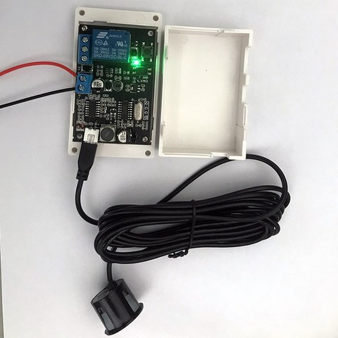 Ultrasonic ranging sensor / reversing radar rangefinder / can set distance relay output control by yourself ► Photo 1/2