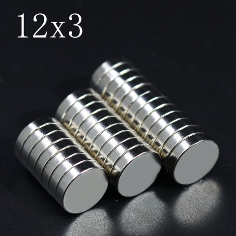 10/20/50/100 Pcs 12x3 Neodymium Magnet 12mm x 3mm N35 NdFeB Round Super Powerful Strong Permanent Magnetic imanes Disc 30x30 ► Photo 1/6