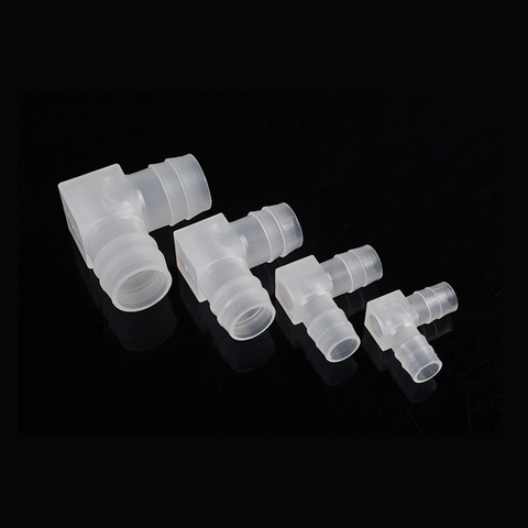 5PCS 3mm 4mm 6mm 8mm 10mm 12mm 14mm 16mm 18mm 20mm Hose Barb Elbow Plastic Connector Pipe Fitting For Aquarium Fish Tank ► Photo 1/6