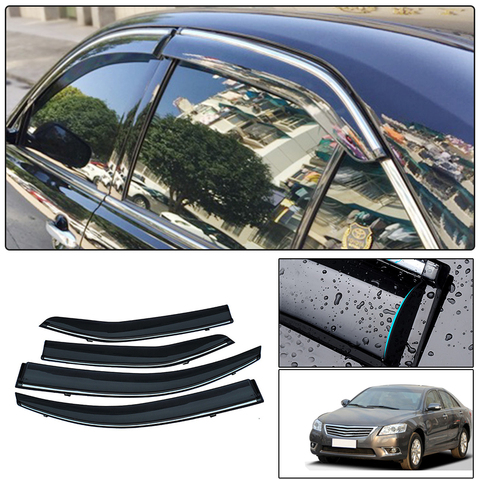 Window Deflectors For Toyota Camry V40 XV50  XV70 car styling wind decoration guard vent visor rain guards cover 4Pcs ► Photo 1/6