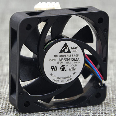 Delta ASB0412MA 12V 0.08A 4010 4cm cooling equipment fan PWM speed regulation 40x40x10mm cooling fan cooler ► Photo 1/1