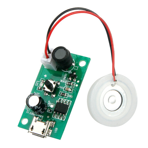 USB Mini Humidifier DIY Kits Mist Maker and Driver Circuit Board Fogger Atomization Film Atomizer Sheet Mini Oscillating ► Photo 1/6