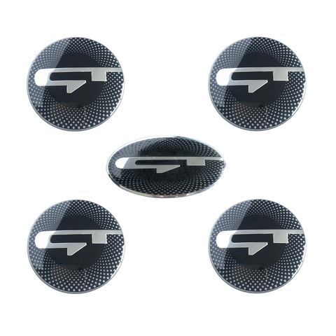 5pcs Stinger/GT Car Steering Wheel Center Cap Sticker Badge Emblem for kia ► Photo 1/6