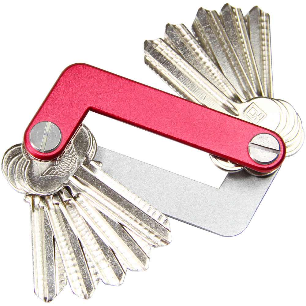 EDC GEAR Key Chain Aluminum Hard Oxide Key Holder Clip Keys Organizer Car  Folder Camping Hiking Travel Kit Multi Keybone Tools - AliExpress