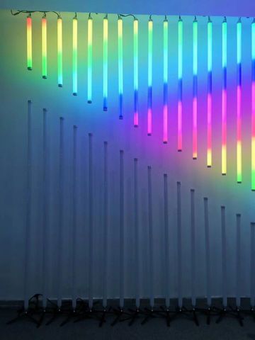 UCS1903/WS2811 RGB 360 degree colorful RGB Tube artnet led pixel bar 3D multiple shape led pixel tube for Club Stage Events ► Photo 1/6