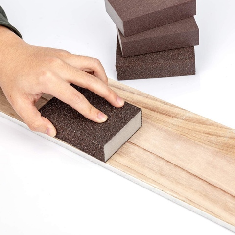 Sponge Sand Block Polishing Wood Furniture Jade Wenwan Metal Derusting Polishing Sandpaper Abrasive Block ► Photo 1/6