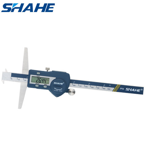 shahe 0-150 mm digital micrometer electronic caliper double hooks digital depth vernier caliper digital caliper 150mm ► Photo 1/6
