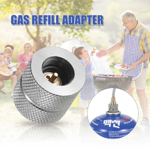 Cartridge Gas Refill Adapter Nozzle Bottle Type Butane Gas Cartridge / Canister Refill Gas for Screw Type Valve Canister ► Photo 1/6