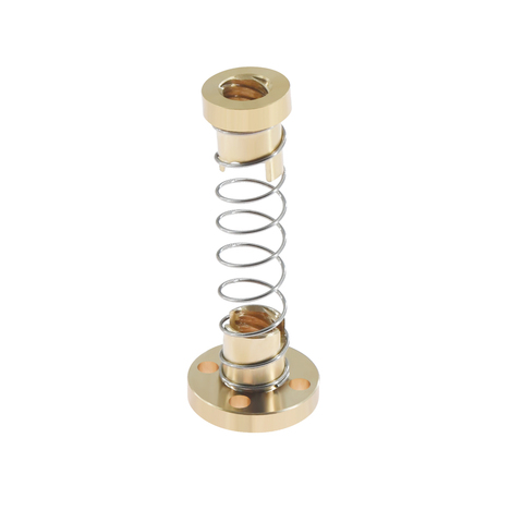 T8 Anti Backlash Spring Loaded Nut Elimination Gap Nut for 8mm Acme Threaded Rod Lead Screws DIY CNC 3D Printer Parts ► Photo 1/6