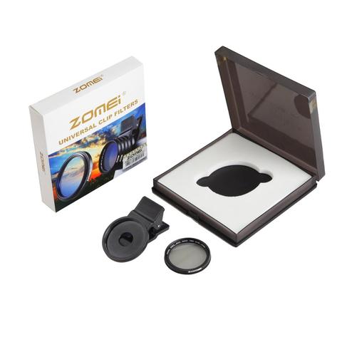 ZOMEi 37MM CPL Lens Filter Professional Cell Phone Camera Filter for iPhone cellphone universal  Circular Polarizer CPL + clip ► Photo 1/6