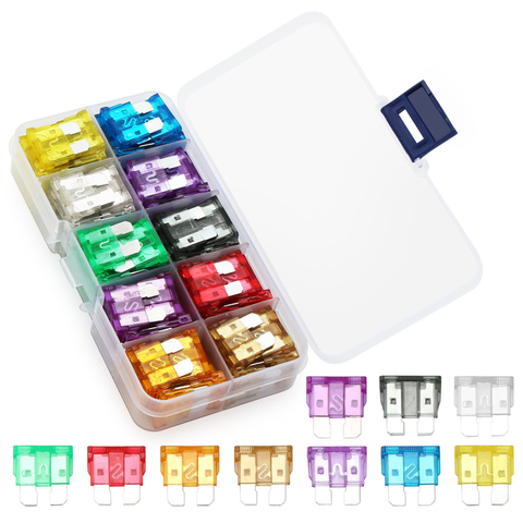 50PCS Car Fuses Auto Blade Type Fuse Set Truck for Mercedes Benz AMG W203 W204 W205 W211 W212 C117 W176 CLA X253 S205 ► Photo 1/6