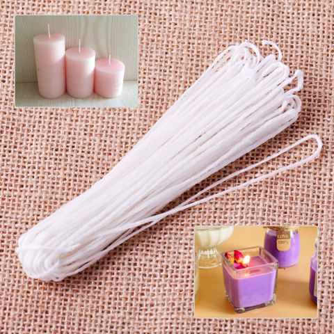 1 roll of new white 9m DIY long candle wick flat woven cotton wick ► Photo 1/4