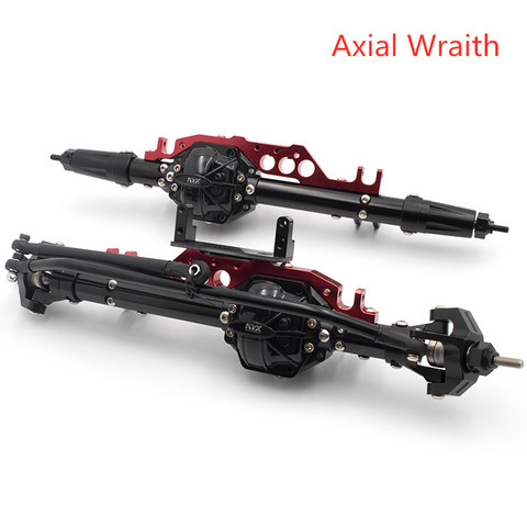 KYX Racing CNC Front Rear Axle Set Metal Upgrades Parts Accessories for RC Crawler Car Axial Wraith ► Photo 1/5