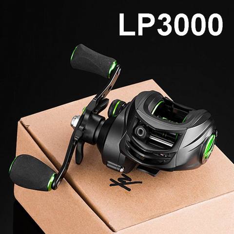 LIEYUWANG LP3000 Lure Fishing Reel 205g. Bait Casting Baitcast Ratio 7.2:1 6Kgs Brake 9 Grades Bearing 15B, No.1.5 PE Line 150M ► Photo 1/2