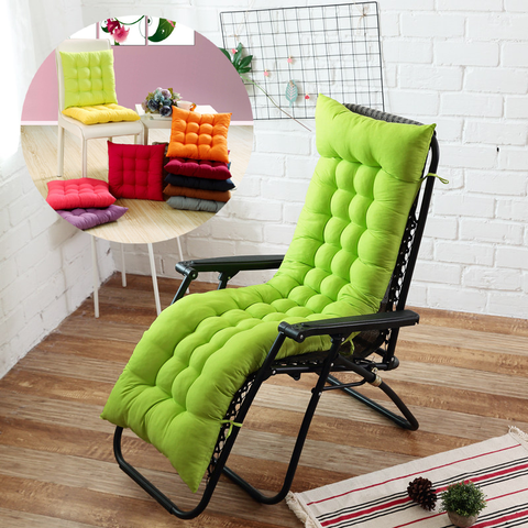 Long cushion Recliner chair Cushion Thicken Foldable Rocking Chair Cushion long Chair Couch Seat Cushion Pads Garden Lounger mat ► Photo 1/6