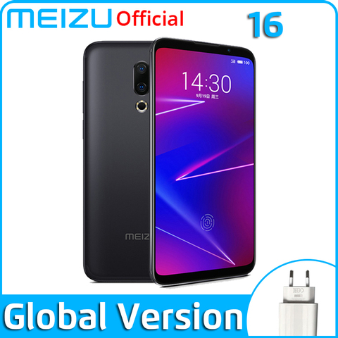 Meizu 16 6GB 64GB Global Version Smartphone Snapdragon 710 Octa Core Mobile Phone Front 20MP 3100mAh In-Screen Fingerprint ► Photo 1/6