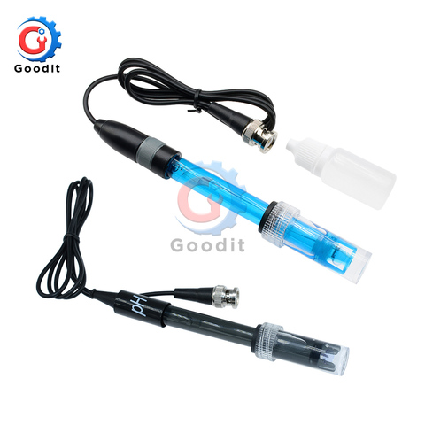 PH Electrode Probe BNC Connector for Aquarium PH Controller Meter Sensor ph Tester Refillable / Non-fillable PH electrode probe ► Photo 1/6