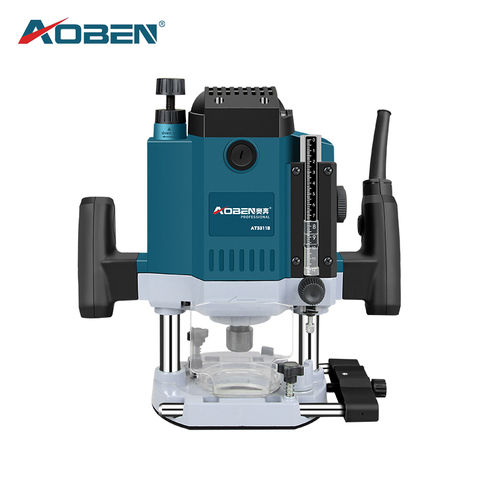 AOBEN Woodworking Electric Trimmer Router 1800W Milling Machine 1/2 Collet Chuck Hand Carving Machine Wood Router Power Tools ► Photo 1/6